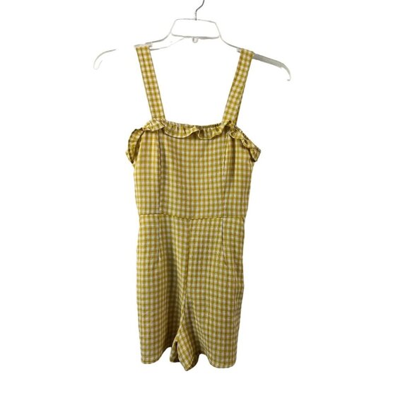 Fashion On Earth Women's Plaid Romper - Picture 1 of 5